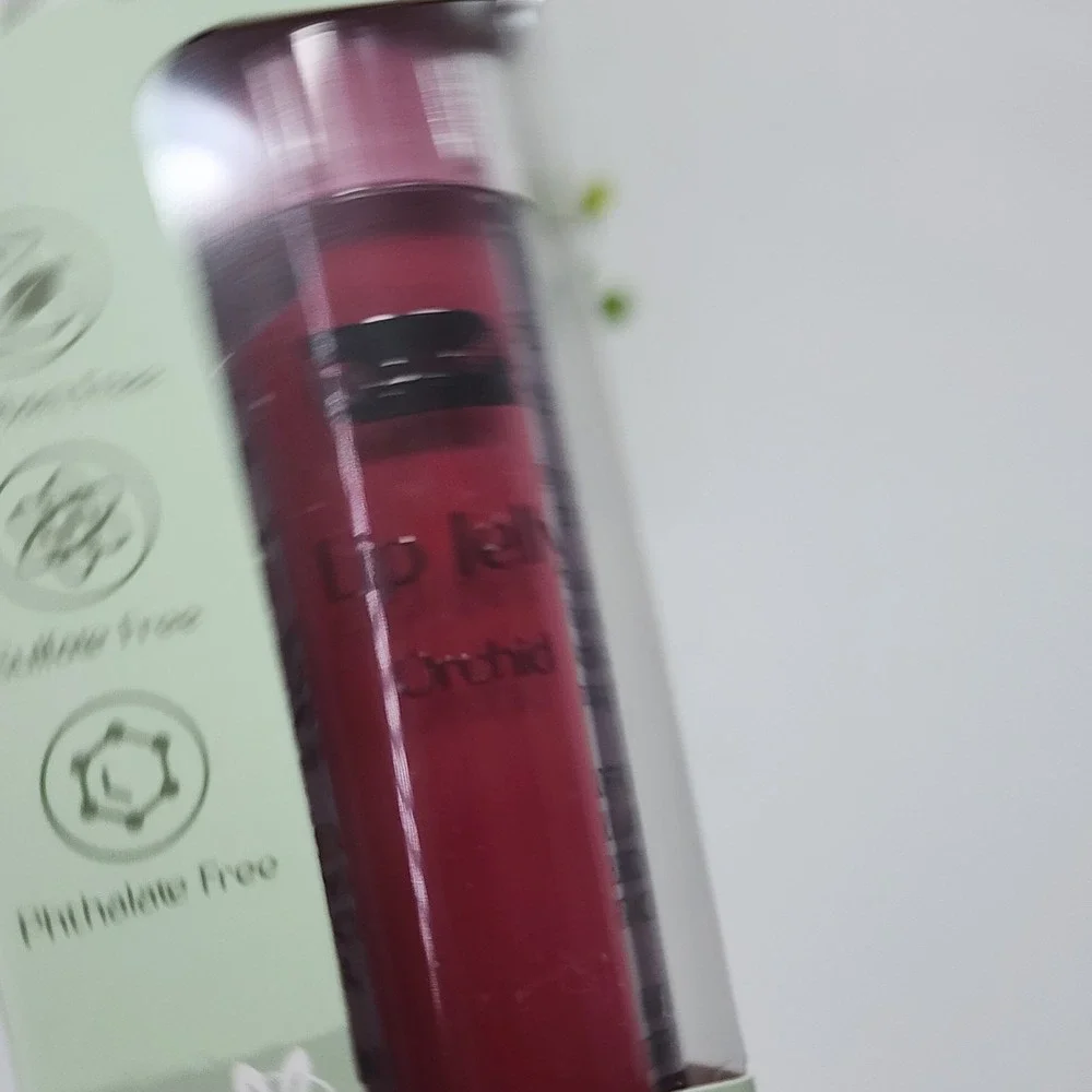 B-Pure Clean Beauty Lip Jelly, Vegan Cruelty Free Lip Gloss - Orchid